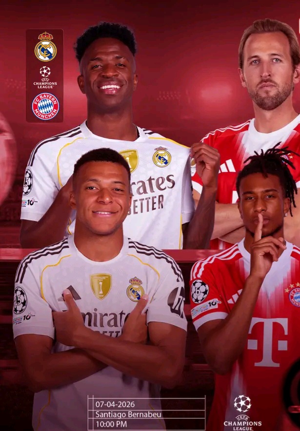 kulanki xalay ee real madrid iyo bayern Munich xasuuqi garoonka real