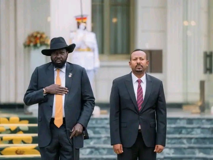 Abiy Axmed oo Addis Ababa ku qaabilay Madaxweynaha Koonfurta Suudaan