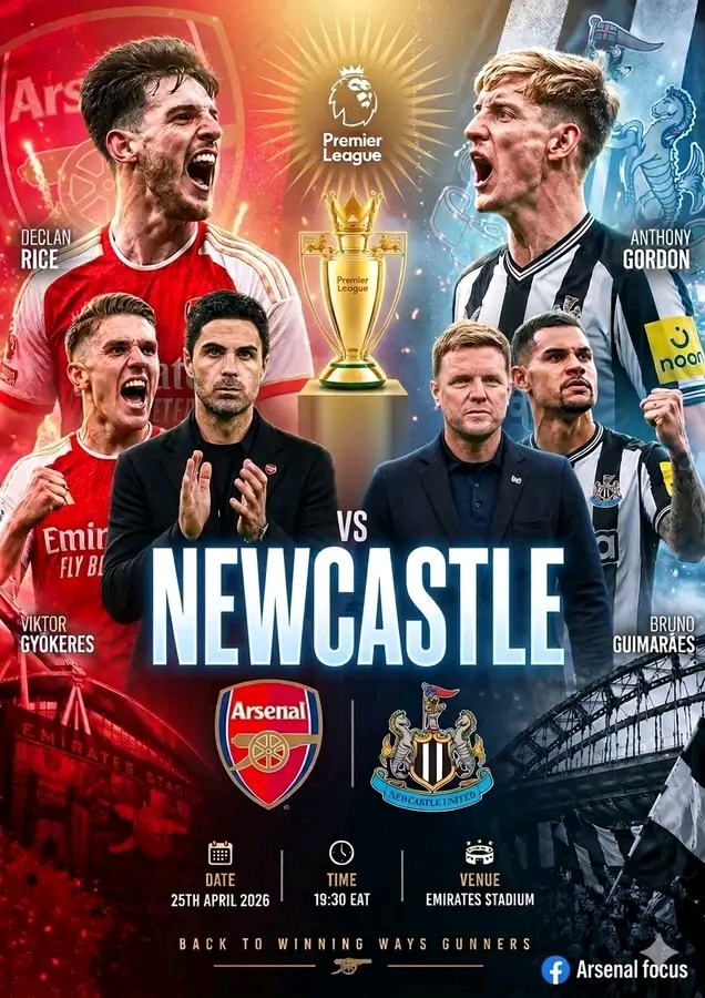 Kulanka Newcastle iyo Arsenal: Imtixaan Adag oo go’aamin kara Rajada Arsenal