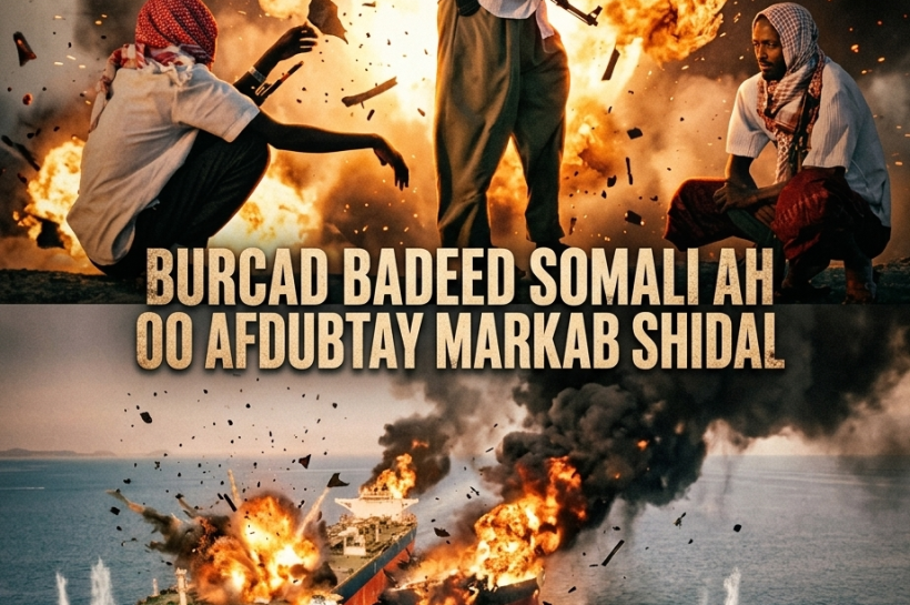 Burcad-badeed Soomaali ah oo afduubtay markab shidaal siday xeebaha Somalia