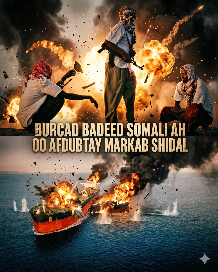 Burcad-badeed Soomaali ah oo afduubtay markab shidaal siday xeebaha Somalia