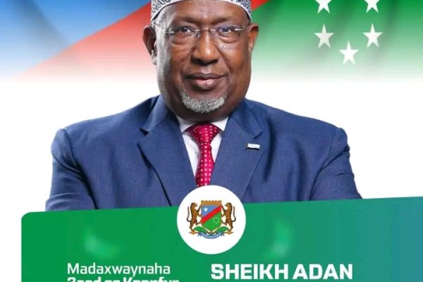 Aadan Madoobe Oo Ku Guuleystay Doorashada Madaxweynaha Koonfur Galbeed Soomaaliya